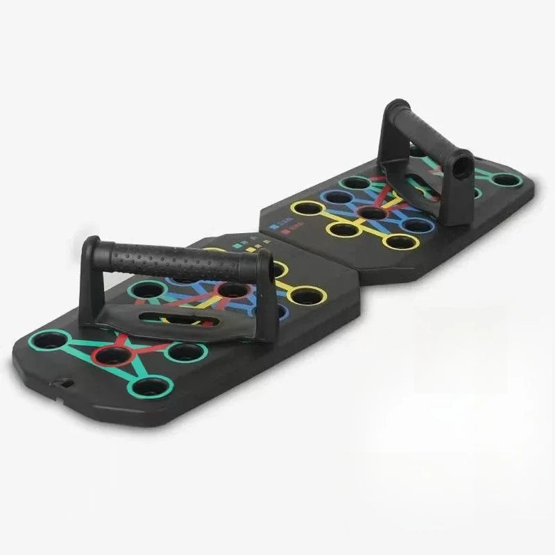 All in One Portable Push-Up Board with Cables