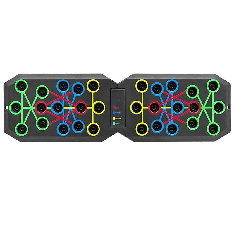 All in One Portable Push-Up Board with Cables